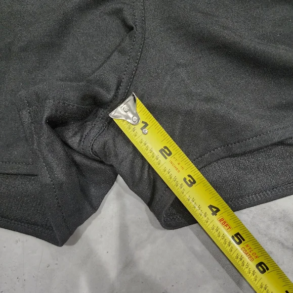 Hylete Womens Running Shorts XLarge Athletic Fitted Black Tie Drawstring - Picture 3 of 5